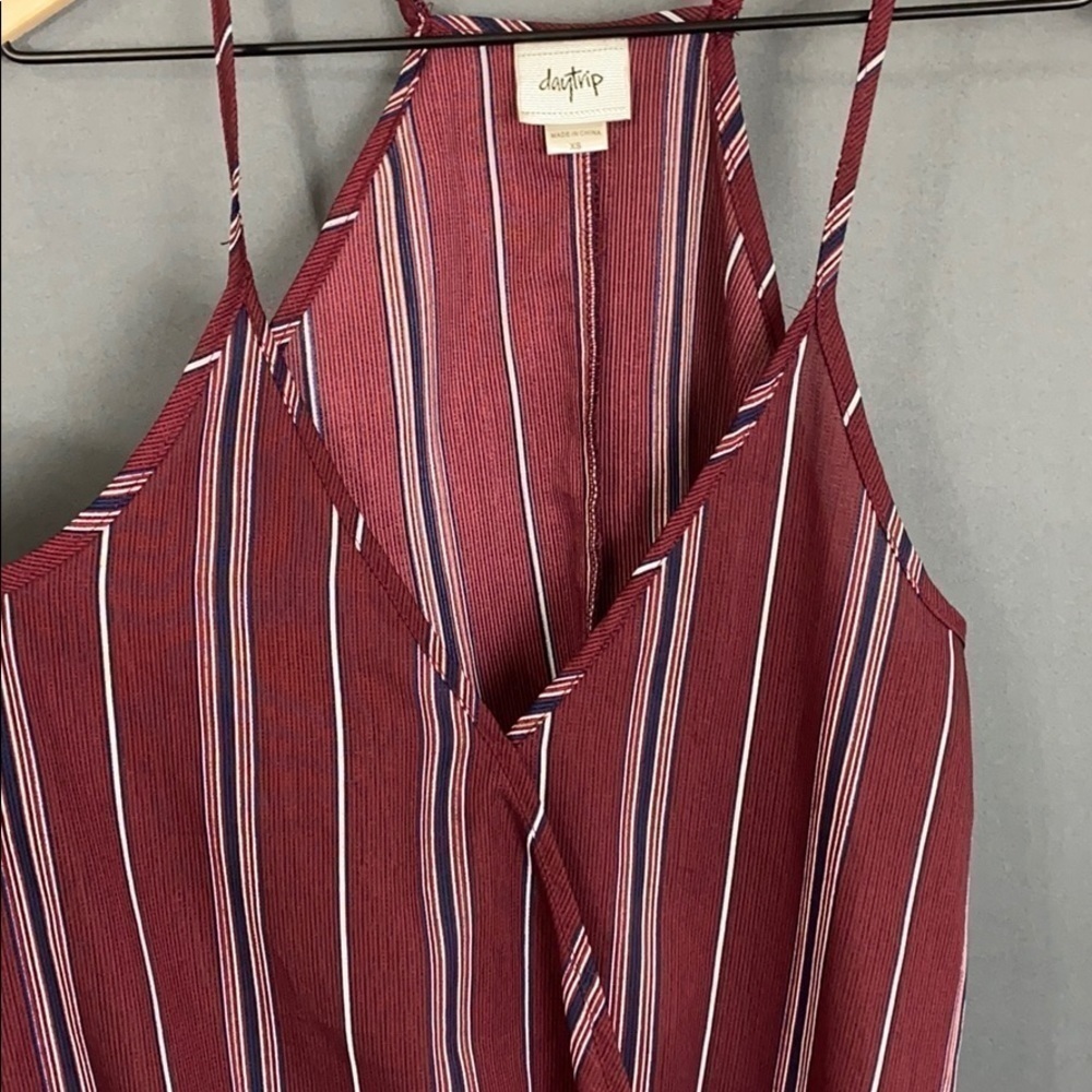 𝅺DAY trip mock wrap tank - Picture 5 of 8